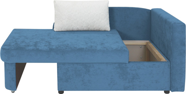 Изображение товара Тахта Аквилон Умка правый (бали 17 синий, бали 01 белый)