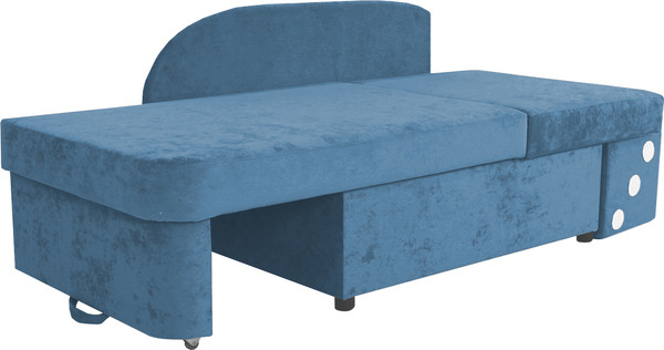 Изображение товара Тахта Аквилон Умка правый (бали 17 синий, бали 01 белый)