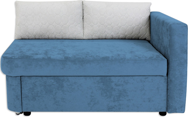 Изображение товара Тахта Аквилон Умка правый (бали 17 синий, бали 01 белый)