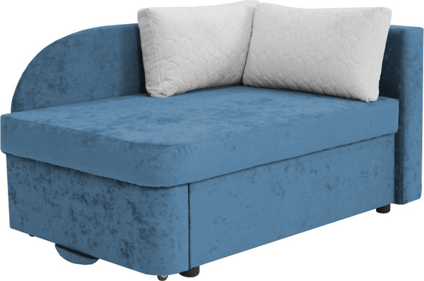 Изображение товара Тахта Аквилон Умка правый (бали 17 синий, бали 01 белый)