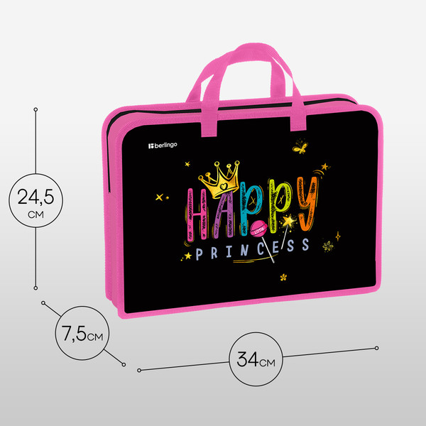 Изображение товара Папка-портфель Berlingo Candy Princess / BR-PT-A47538