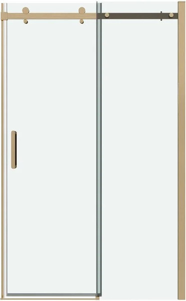 Изображение товара Душевая дверь Grossman Classic 100.K33.04.140.32.00 140х195 (золото сатин/стекло прозрачное)