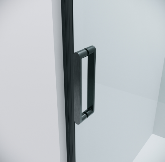 Изображение товара Душевая дверь Grossman Classic 100.K33.04.140.42.00 140х195 (графит сатин/стекло прозрачное)