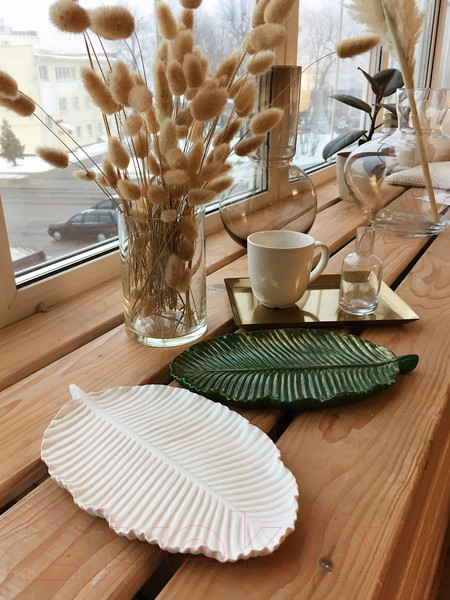 Изображение товара Статуэтка Нашы майстры Лист / 1131 (декорированная)