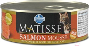 Изображение товара Влажный корм для кошек Farmina Matisse Mousse Salmon (85г)