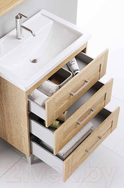 Изображение товара Тумба с умывальником Aqwella Фостер 80 / FOS01083DS