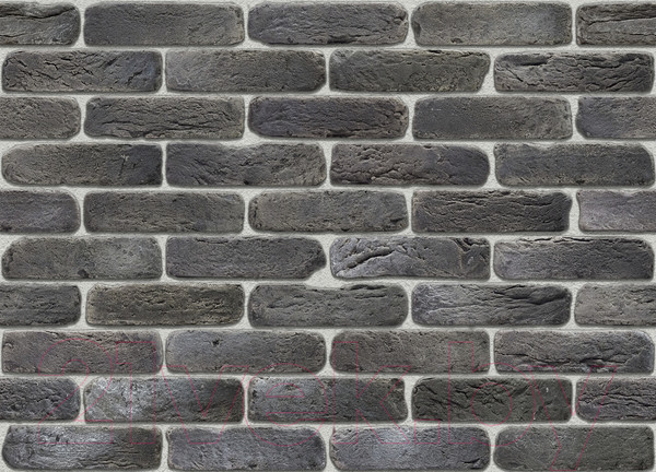 Изображение товара Декоративный камень гипсовый Stone Mill Кирпич Лофтбрик ПГД-1-Л 1109 (антрацит)