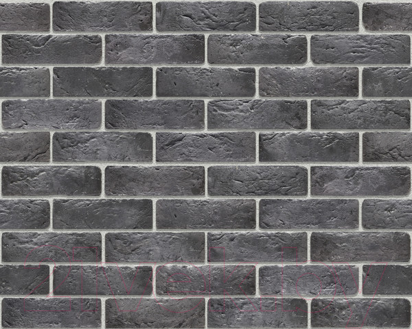 Изображение товара Декоративный камень гипсовый Stone Mill Кирпич Шамотный ПГД-1-Л 0309 (антрацит)