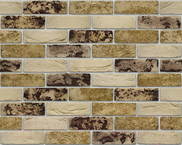 Изображение товара Декоративный камень гипсовый Stone Mill Кирпич Рим ПГД-1-Л 0816