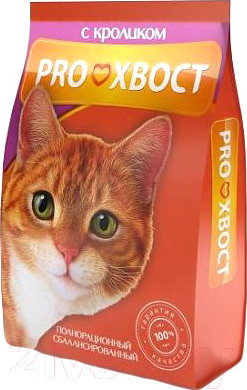 Изображение товара Сухой корм для кошек ProХвост С кроликом (10кг)