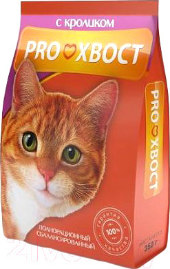 Изображение товара Сухой корм для кошек ProХвост С кроликом (350г)