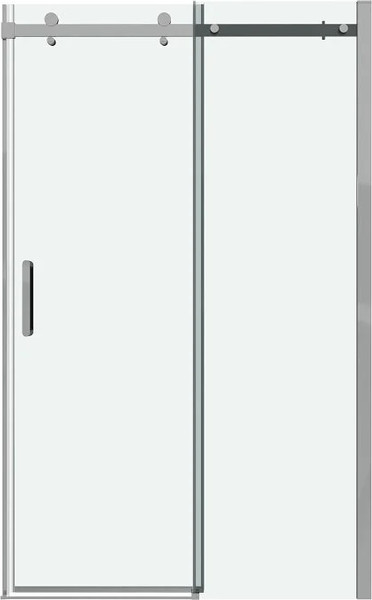 Изображение товара Душевая дверь Grossman Classic 100.K33.04.160.10.00 160х195 (хром/стекло прозрачное)