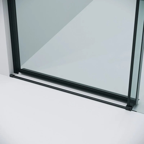 Изображение товара Душевая дверь Grossman Classic 100.K33.04.160.21.00 160х195 (черный матовый/стекло прозрачное)