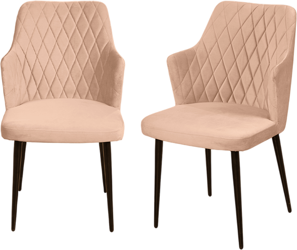 Изображение товара Набор стульев Arvento Бергамо (бежевый/черный)