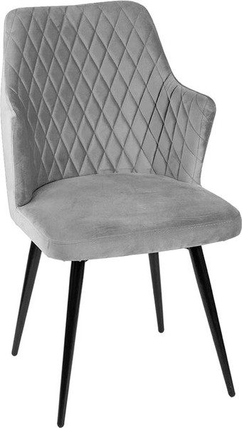 Изображение товара Стул Arvento Бергамо поворотный (светло-серый/черный)