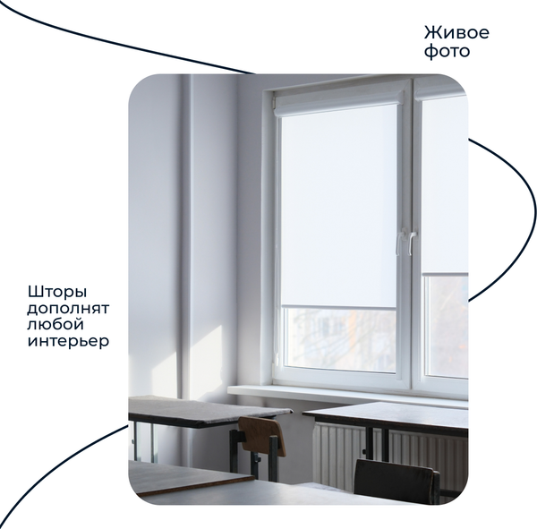 Изображение товара Рулонная штора Franc Gardiner Easy 65x250 / 8317000 (серый)