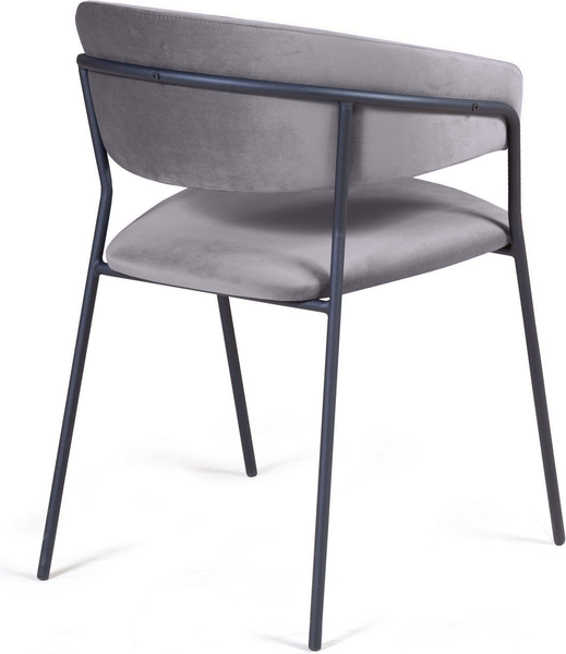 Изображение товара Набор стульев Arvento Форли (серый/черный муар)