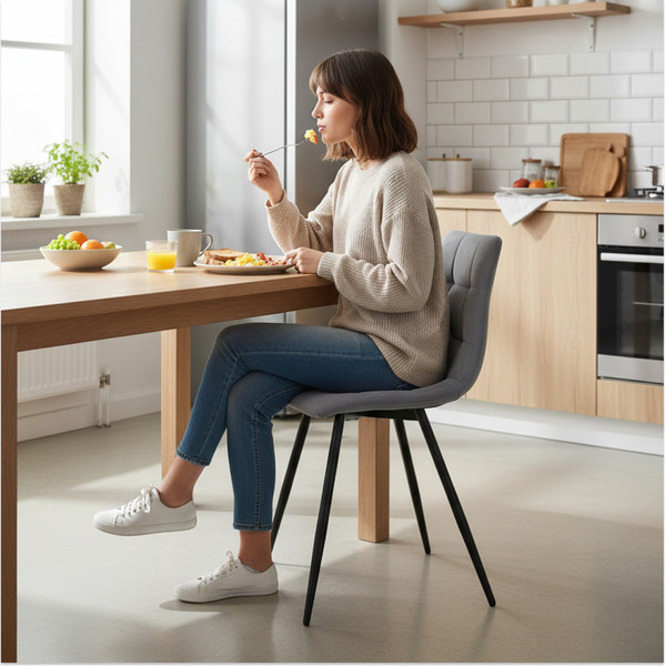 Изображение товара Стул Arvento Виго (серый/черный матовый)