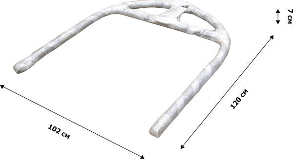 Изображение товара Кресло подвесное Garden Story Ривьера / D66-МТ001 (черный/серый/лазурный)