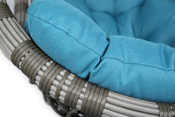 Изображение товара Кресло подвесное Garden Story Ривьера / D66-МТ001 (черный/серый/лазурный)