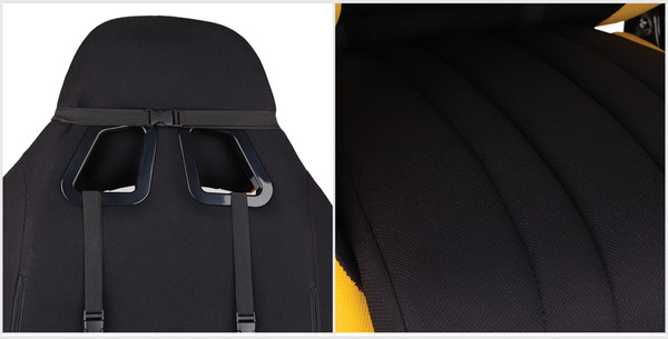 Изображение товара Кресло геймерское Helmi Pointer HL-G07 / 306178 (черный/желтый)