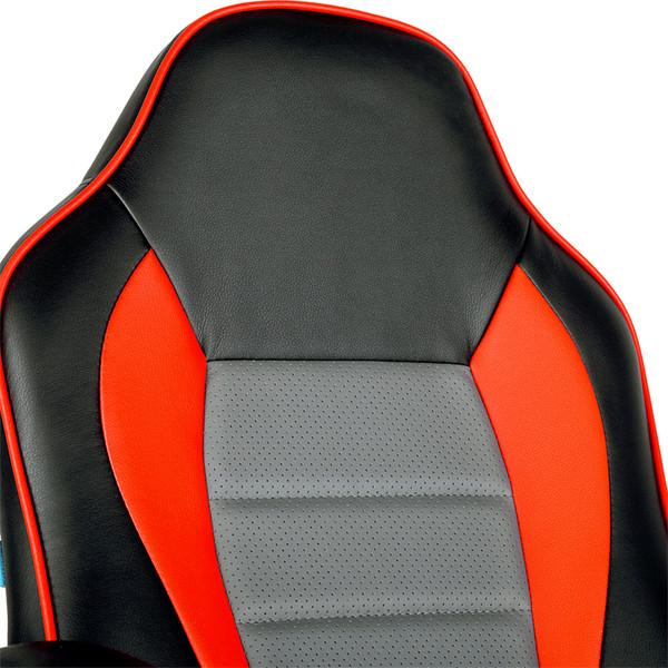 Изображение товара Кресло геймерское Helmi Rally HL-S08 / 297637 (черный/серый/красный)