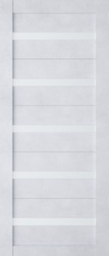 Изображение товара Дверь межкомнатная Bafa Техно лайт 5 80x200 (бетон снежный/сатин)