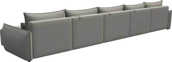 Изображение товара Диван П-образный Лига Диванов Лига-051 НПБ МегаЛонг / 128672 (рогожка амур 02 бежевый)