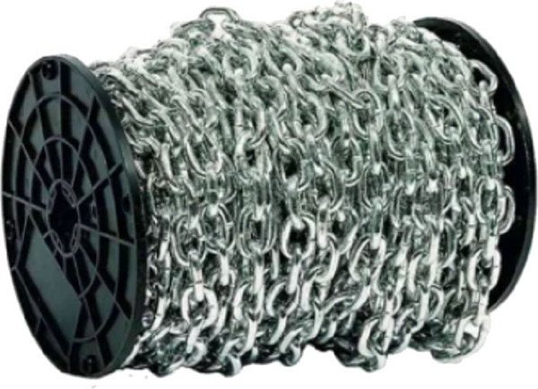 Изображение товара Цепь грузовая MFIX Короткозвенная оцинкованная DIN 766 4мм (40м)