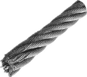 Изображение товара Трос MFIX Стальной круглопрядный SWR M 3 DIN 3055 (200м)