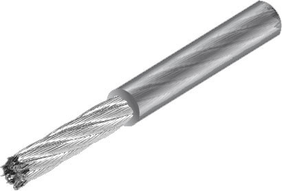 Изображение товара Трос MFIX Сталь в ПВХ SWR M 4 PVC М 5 DIN 3055 (200м)