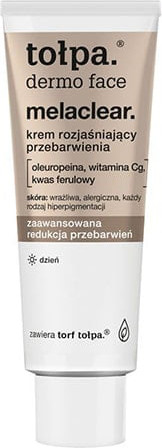 Изображение товара Крем для лица Tolpa Dermo Face Melaclear от гиперпигментации дневной (40мл)