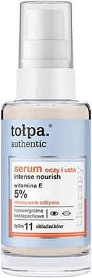 Изображение товара Сыворотка для век Tolpa Authentic интенсивное питание (30мл)