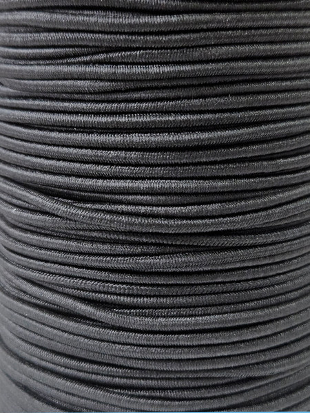 Изображение товара Резинка для шитья Sentex Шляпная 2.5мм РШ (10м, черный)