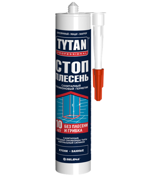 Изображение товара Герметик силиконовый Tytan Professional СТОП плесень 43068 (280мл, прозрачный)