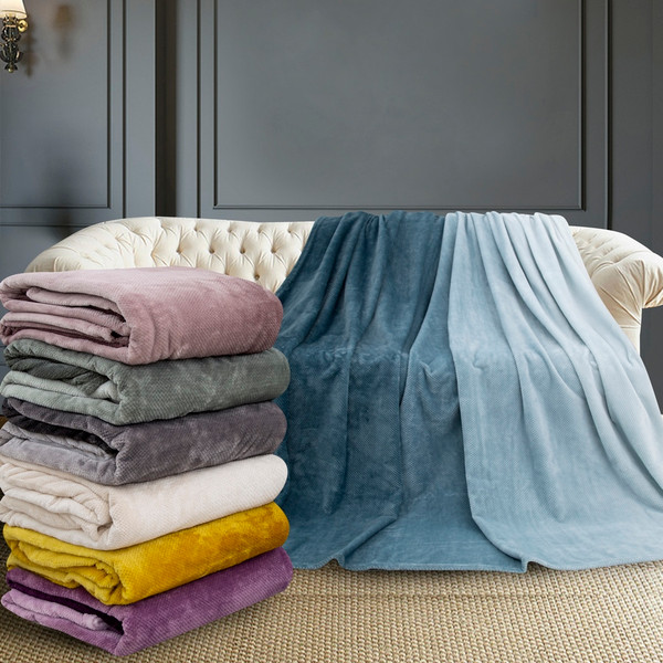 Изображение товара Плед Karven Фланель 1.5сп / PL009 PRINT JACQAURD v2 Green