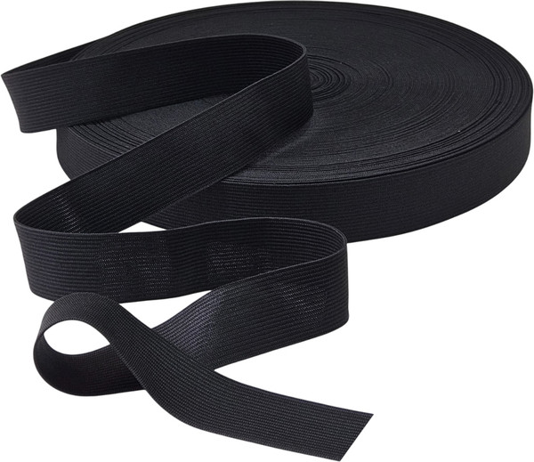 Изображение товара Резинка для шитья Sentex Вязаная 30мм РВ (50м, черный)