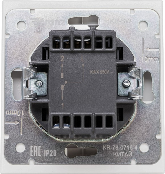 Изображение товара Выключатель Kranz Strong KR-78-0716-4 (жемчуг)