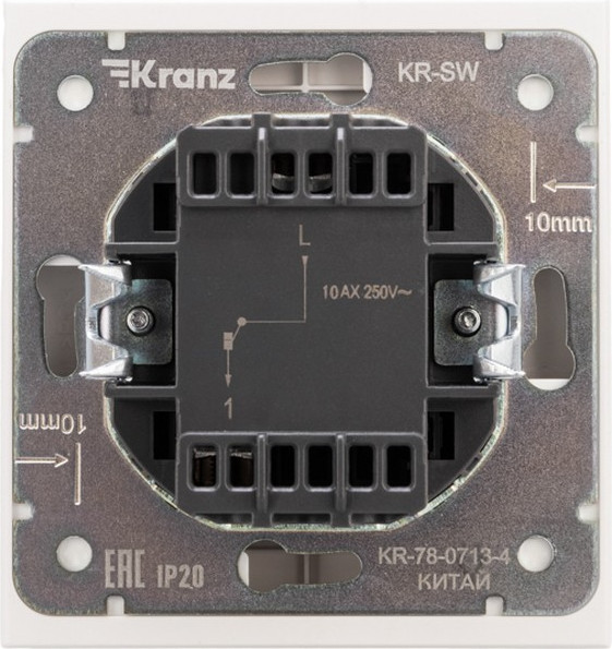 Изображение товара Выключатель Kranz Strong KR-78-0713-4 (жемчуг)