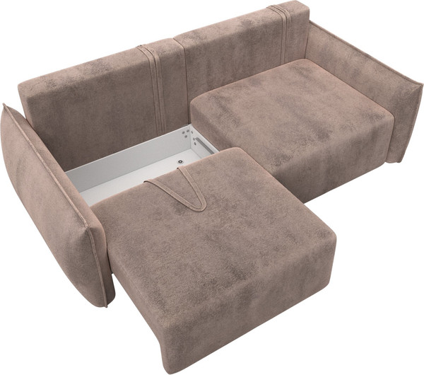 Изображение товара Диван Лига Диванов Лига-051 НПБ (велюр Tower 05 бежевый)