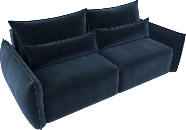 Изображение товара Диван Лига Диванов Лига-051 НПБ (велюр Tower 13 синий)