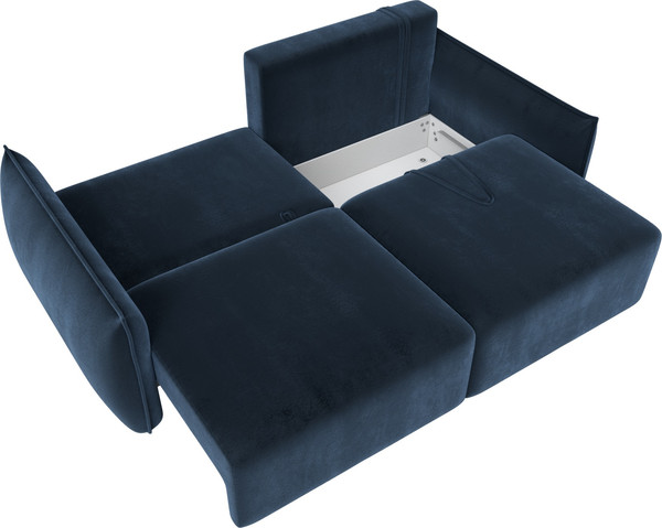 Изображение товара Диван Лига Диванов Лига-051 НПБ (велюр Tower 13 синий)