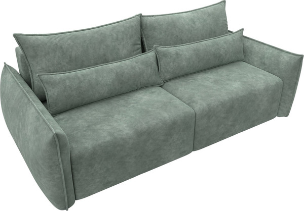 Изображение товара Диван Лига Диванов Лига-051 НПБ (велюр Brut 08 зеленый)
