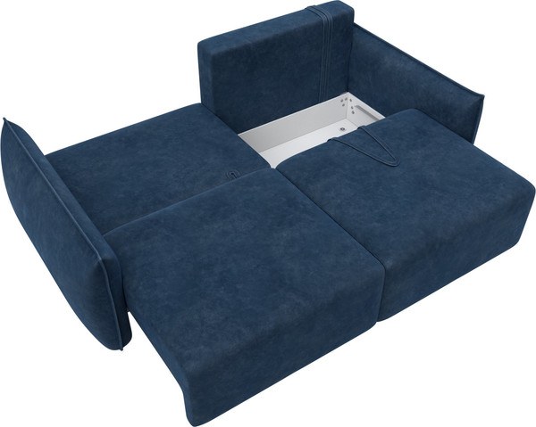 Изображение товара Диван Лига Диванов Лига-051 НПБ (велюр Brut 11 синий)