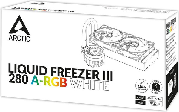 Изображение товара Кулер для процессора Arctic Cooling Liquid Freezer III 280 ARGB White (ACFRE00151A)