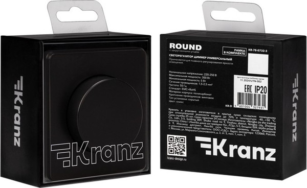 Изображение товара Диммер Kranz Round KR-78-0732-3 (оникс)