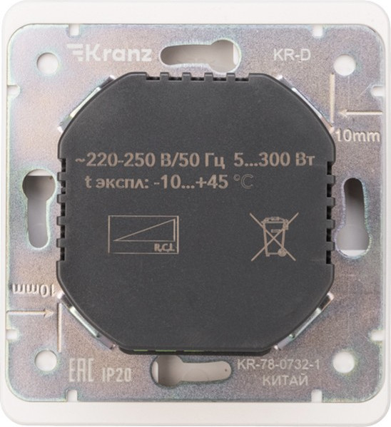 Изображение товара Диммер Kranz Round KR-78-0732-1 (перламутр)