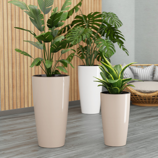 Изображение товара Кашпо Альтернатива Рондо М8880 (бежевый)