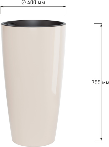 Изображение товара Кашпо Альтернатива Рондо М8878 (бежевый)