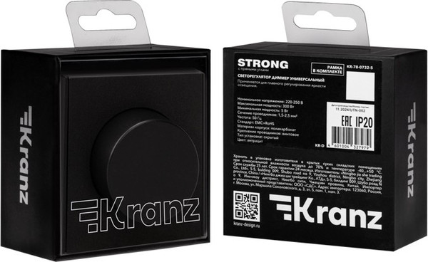 Изображение товара Диммер Kranz Strong KR-78-0732-5 (антрацит)